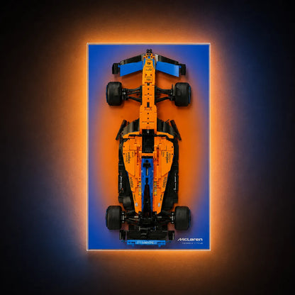 Wandhalterung Displayrahmen kompatibel mit LEGO® Lamborghini Sian 42115 Stil D