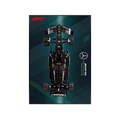 Wanddisplayrahmen kompatibel mit CaDA KICK Sauber F1 C44