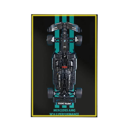 Premium Wanddisplay für LEGO® Mercedes-AMG F1 42171 Style C
