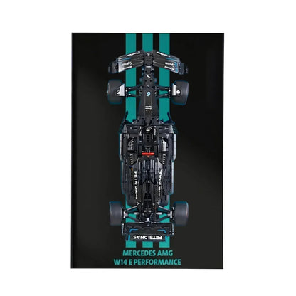 Premium Wanddisplay für LEGO® Mercedes-AMG F1 42171 Style C
