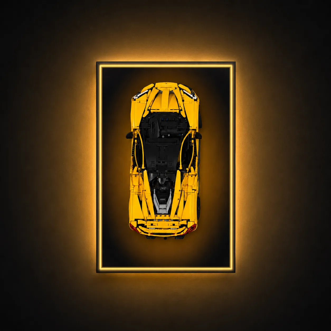 Premium Wanddisplayrahmen kompatibel mit LEGO® McLaren P1 42172 Stil A