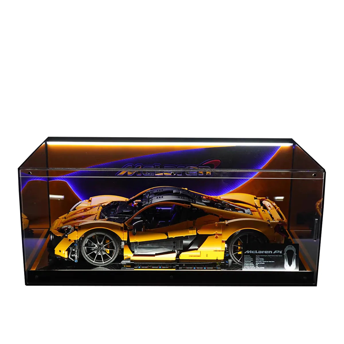 Collector Acrylic Display Case Compatible with LEGO® Technic Supercars