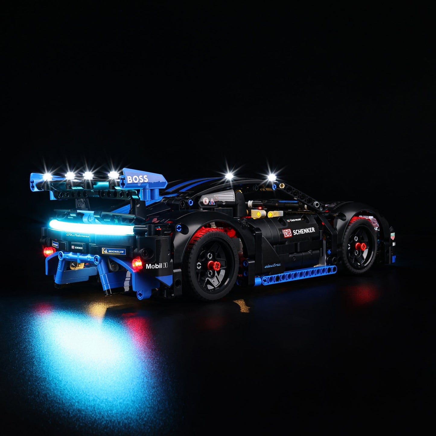 Premium-Wanddisplay kompatibel mit LEGO® Technic™ McLaren F1 42141 Stil D