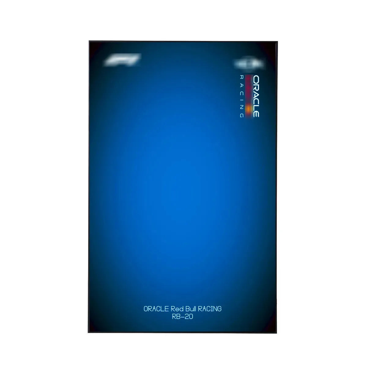 Wall Display Frame Compatible with LEGO® Red Bull RB20 42206 Style B