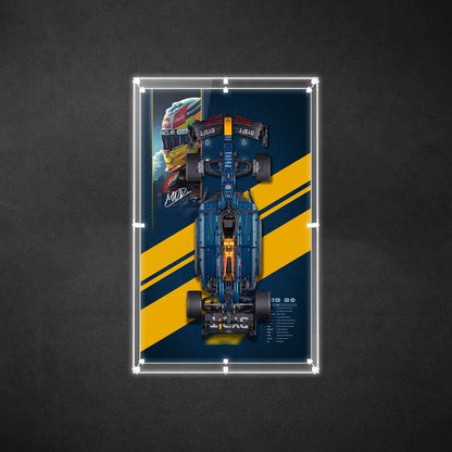 Wall Display Case for LEGO® Technic™ F1 Car