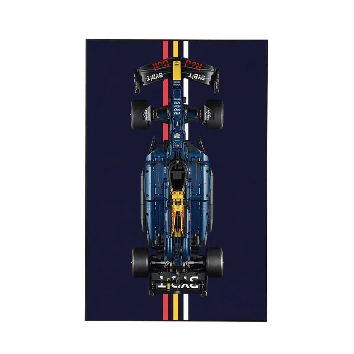 Wall Display Frame for LEGO® Oracle Red Bull Racing RB20 F1 Car 42206 | Electric Summit