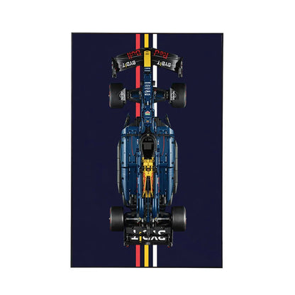 Wall Display Frame for LEGO® Oracle Red Bull Racing RB20 F1 Car 42206 | Electric Summit