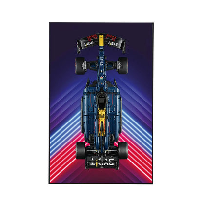 Wall Display Frame for LEGO® Oracle Red Bull Racing RB20 F1 Car 42206 | Electric Summit