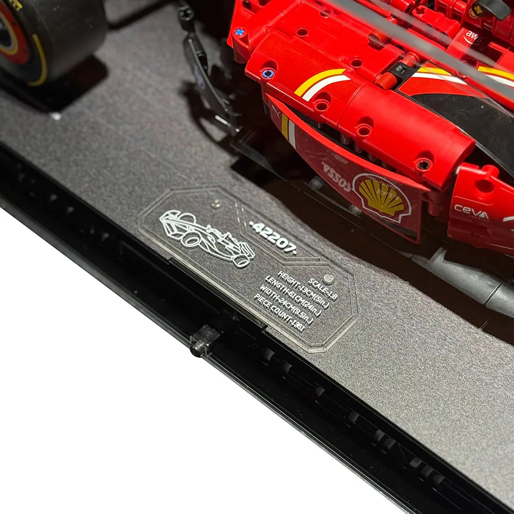 Premium Display Case Compatible with LEGO® Ferrari SF-24 F1 Car 42207