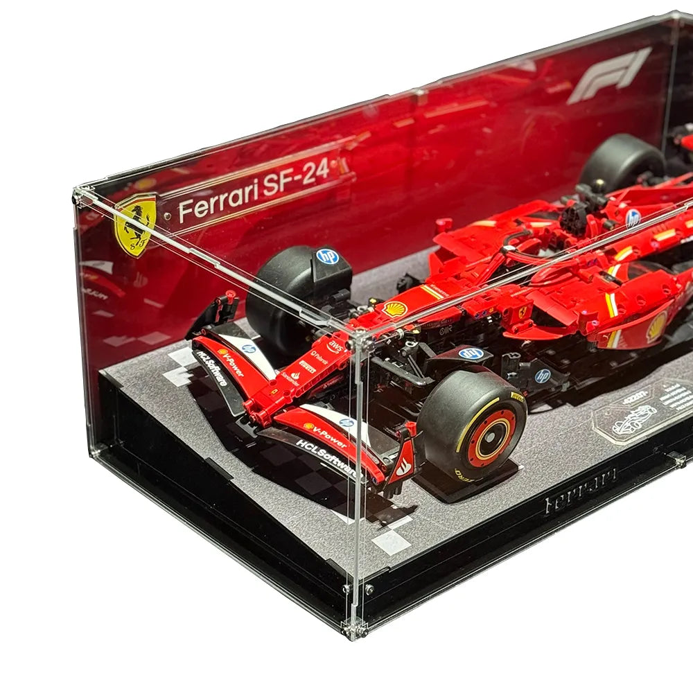 Premium Display Case Compatible with LEGO® Ferrari SF-24 F1 Car 42207