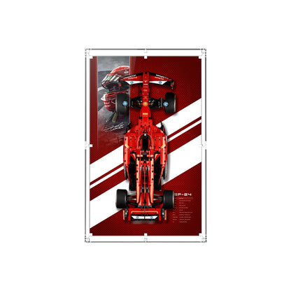 Wall Display Case for LEGO® Technic™ F1 Car