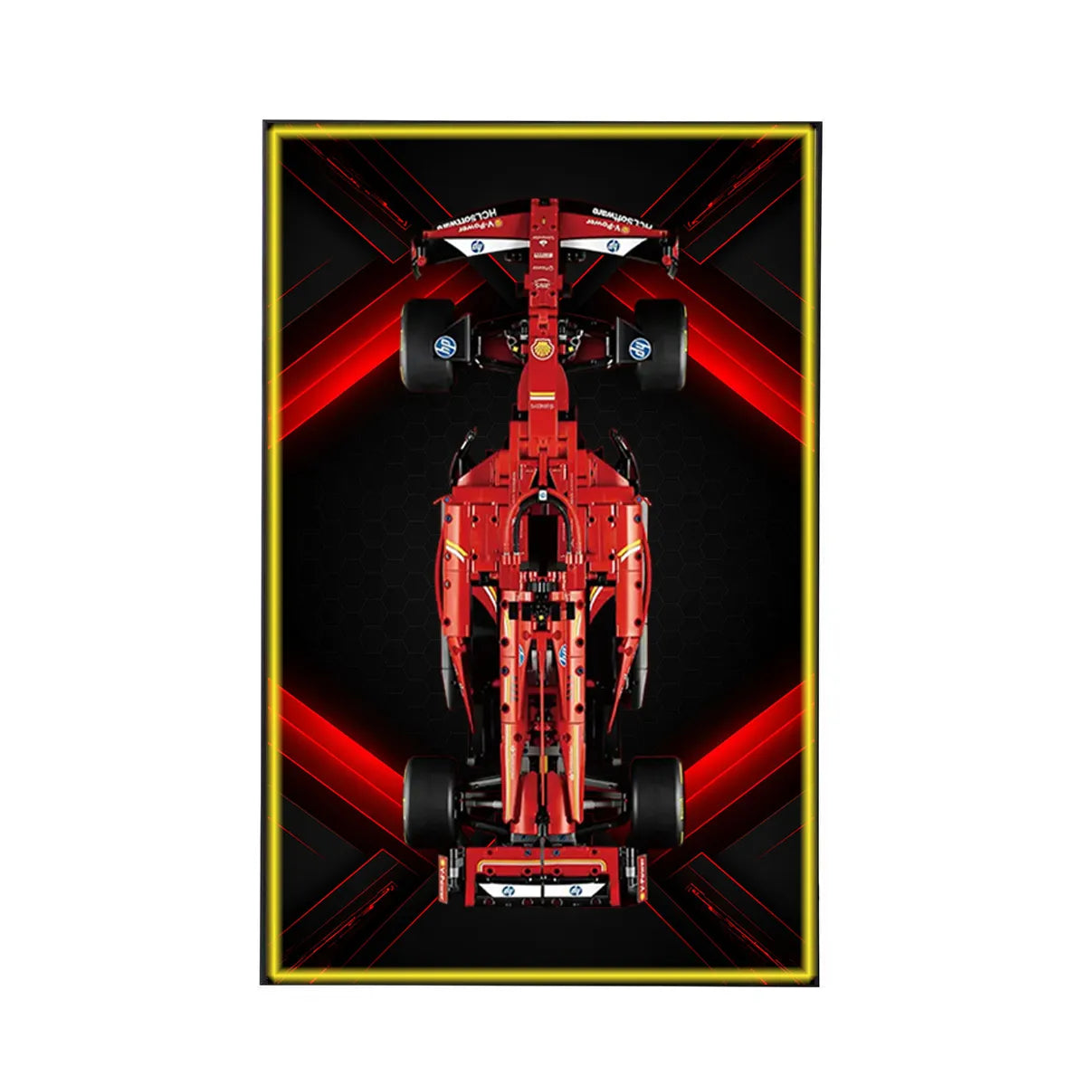 Wall Display Frame Compatible with LEGO® Ferrari F1 SF-24 42207 Style A