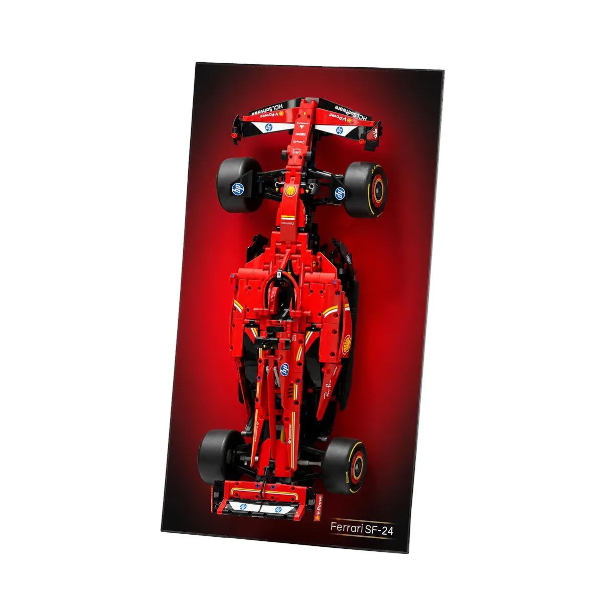 Wandhalterung Displayrahmen kompatibel mit LEGO® Lamborghini Sian 42115 Stil D