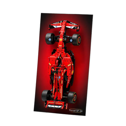 Wandhalterung Displayrahmen kompatibel mit LEGO® Lamborghini Sian 42115 Stil D
