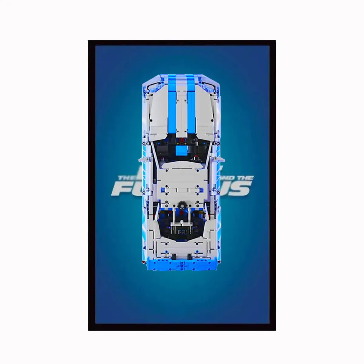Displayrahmen für LEGO® 42210 Nissan GT-R (Fast &amp; Furious)