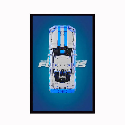 Displayrahmen für LEGO® 42210 Nissan GT-R (Fast &amp; Furious)