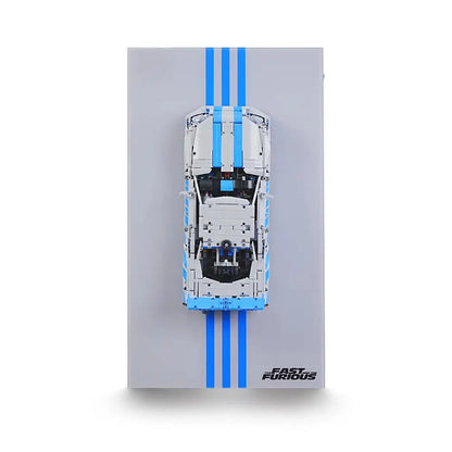 Wandhalterung Displayrahmen kompatibel mit LEGO® Lamborghini Sian 42115 Stil D