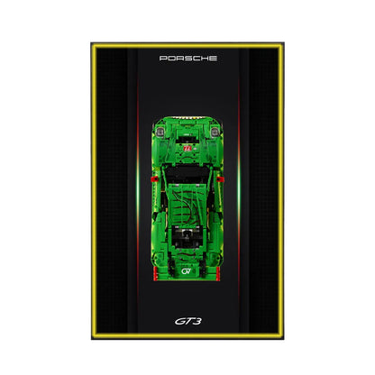 Premium-Wandhalterung für den LEGO® Technic™ Porsche 911 RSR 42096