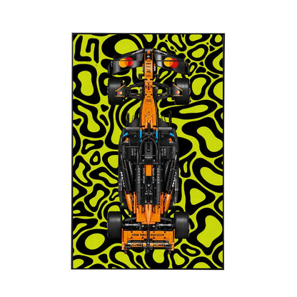 Wall Display Frame Compatible with LEGO® McLaren MCL39 F1® Car 42228 | Style G