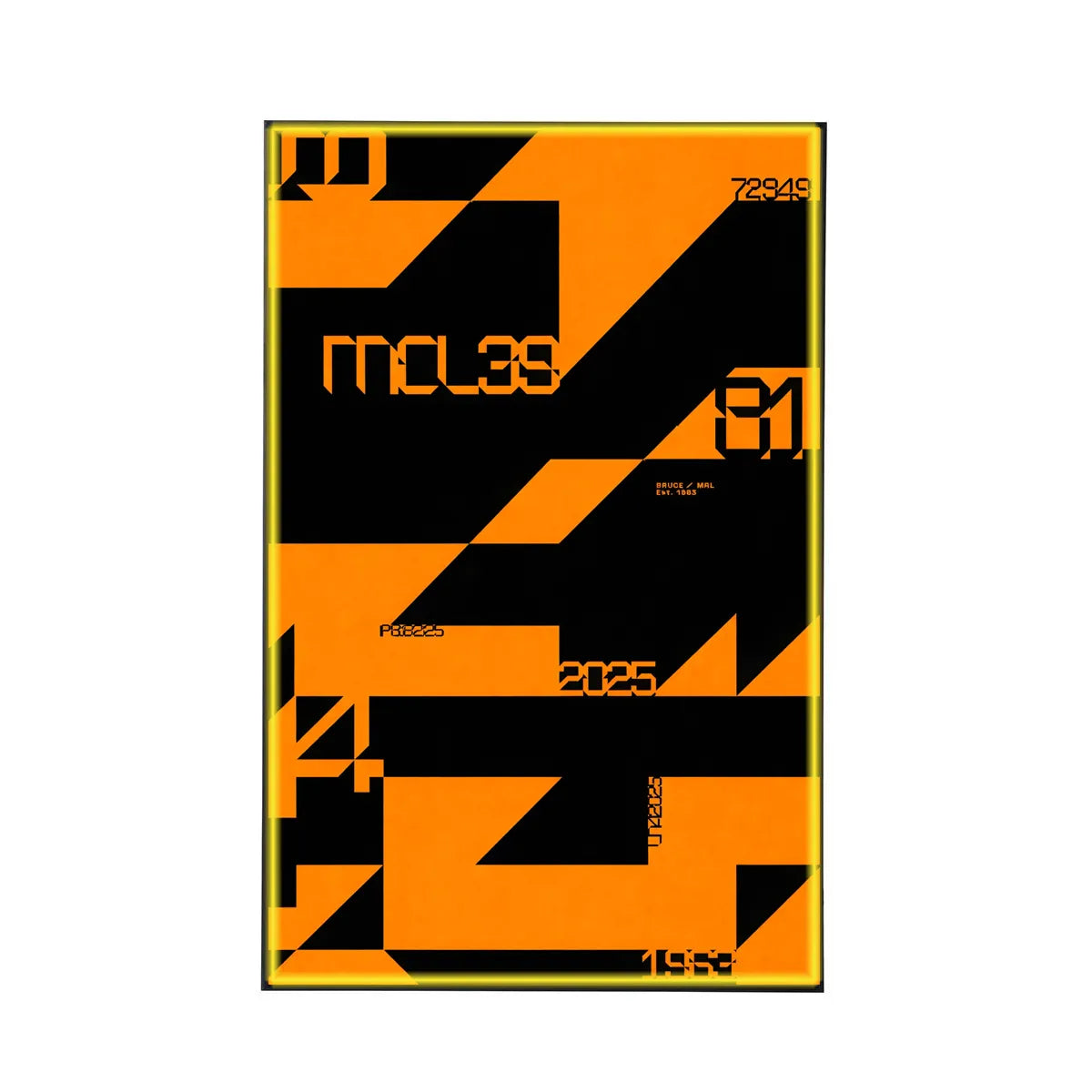 Wall Display Frame Compatible with LEGO® McLaren MCL39 F1® Car 42228 | Style F
