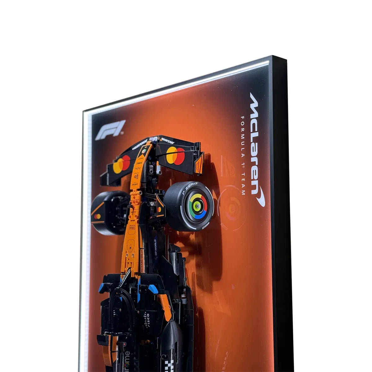 Wall Display Frame Compatible with LEGO® McLaren MCL39 F1® Car 42228