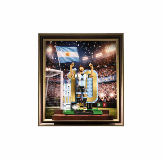 Wall Display Frame for LEGO® Lionel Messi – Football Legend 43015