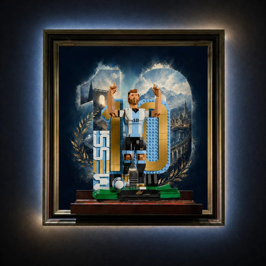 Wall Display Frame for LEGO® Lionel Messi – Football Legend 43015