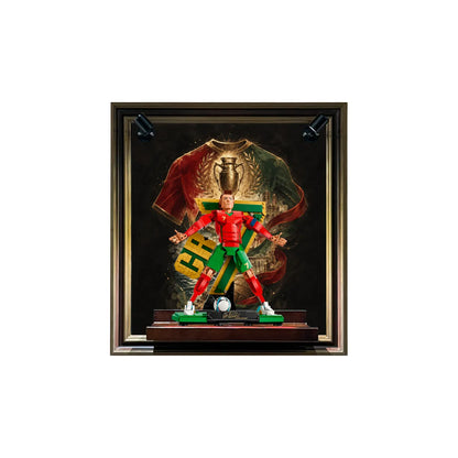 Wall Display Frame for LEGO® Cristiano Ronaldo – Football Legend 43016