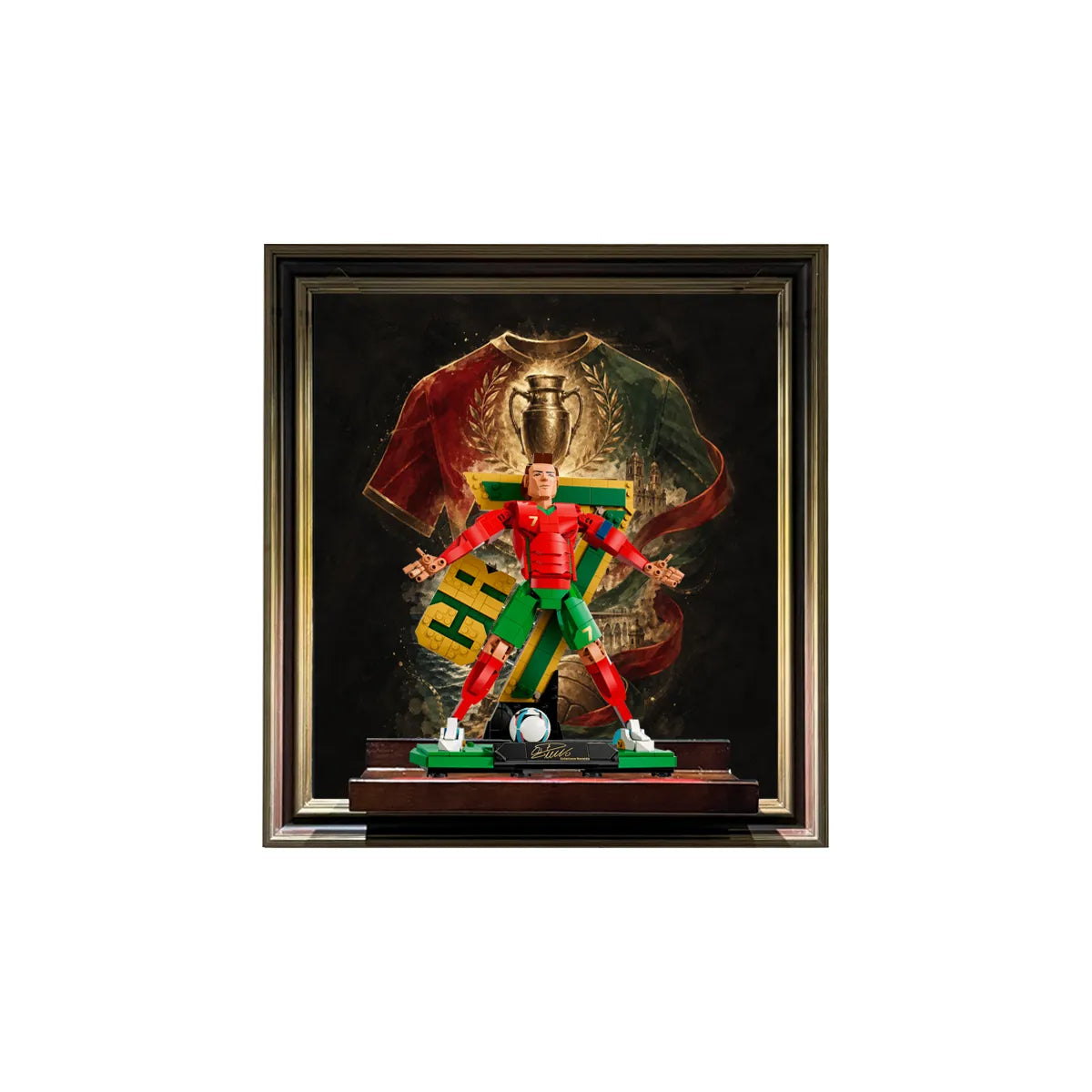 Wall Display Frame for LEGO® Cristiano Ronaldo – Football Legend 43016