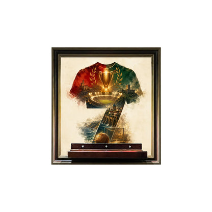 Wall Display Frame for LEGO® Cristiano Ronaldo – Football Legend 43016