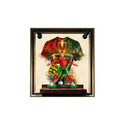 Wall Display Frame for LEGO® Cristiano Ronaldo – Football Legend 43016