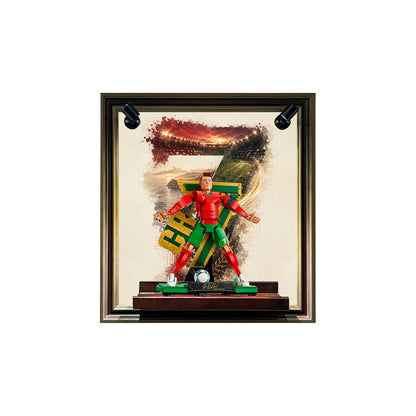 Wall Display Frame for LEGO® Cristiano Ronaldo – Football Legend 43016