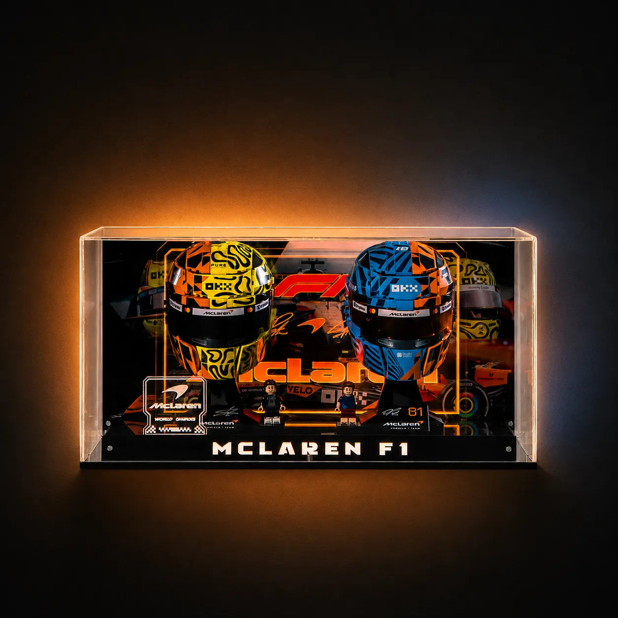 Acryl-Vitrine für LEGO® McLaren MP4/4 &amp; Ayrton Senna 10330 