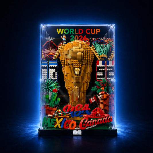 Acrylic Display Case for LEGO® FIFA World Cup™ Official Trophy 43020 | 2026 World Cup Celebration