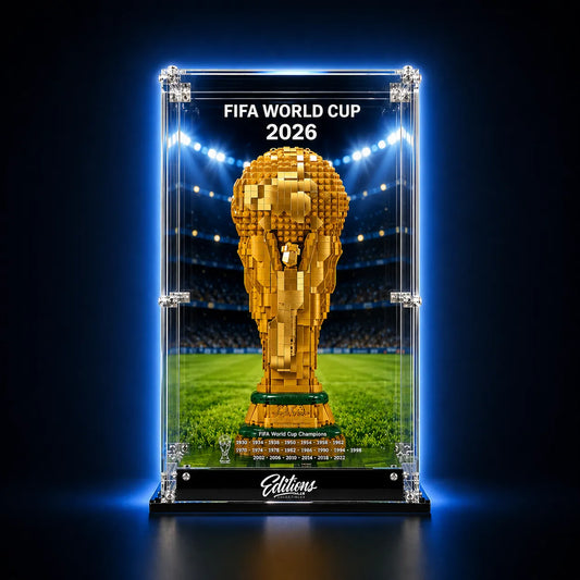 Acrylic Display Case for LEGO® FIFA World Cup™ Official Trophy 43020 | Champion's Edition