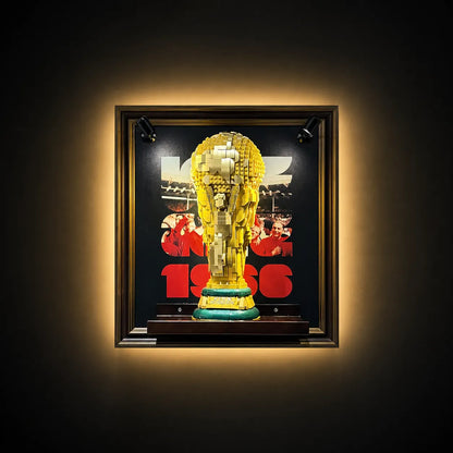 Wall Display Frame for LEGO® FIFA World Cup™ Official Trophy 43020