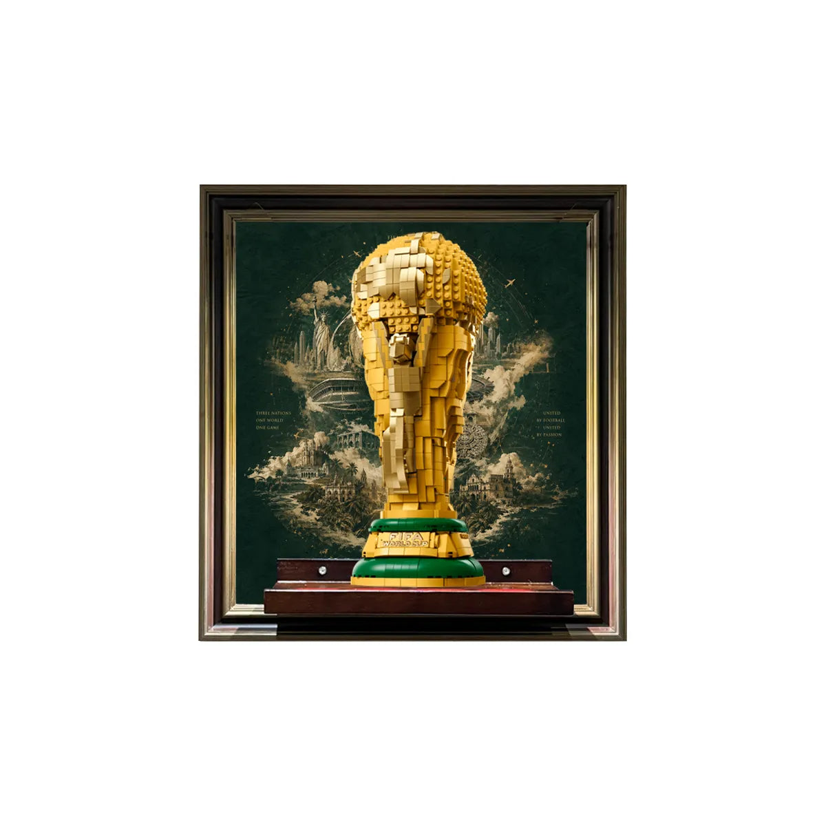 Wall Display Frame for LEGO® FIFA World Cup™ Official Trophy 43020