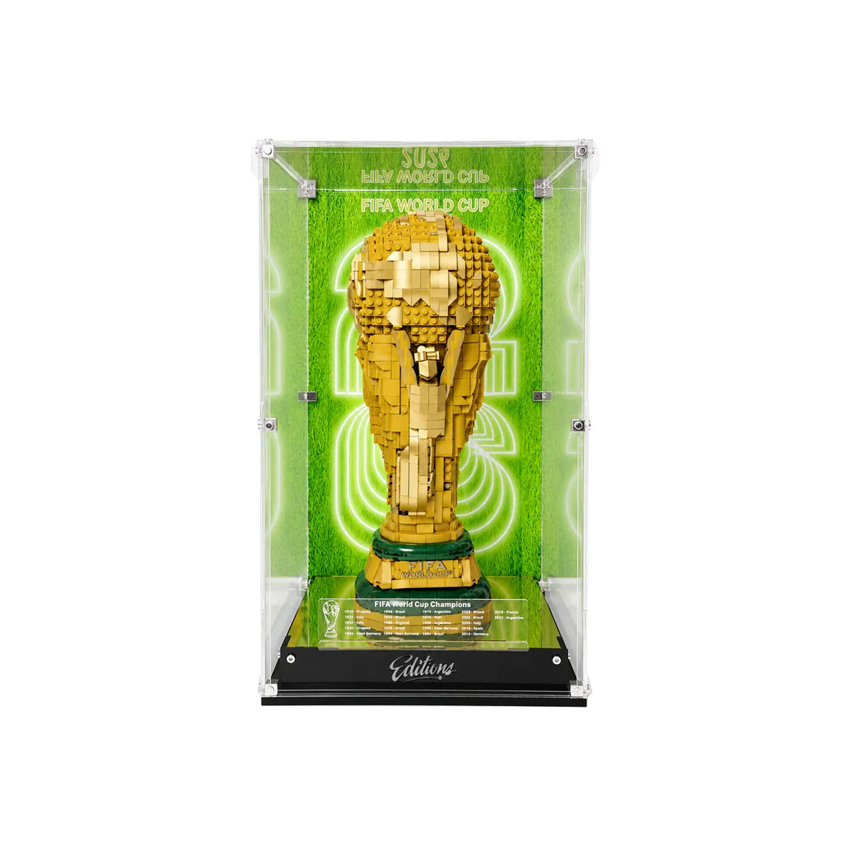 Acrylic Display Case for Lego® Fifa World Cup™ Official Trophy 43020 | Champions Edition