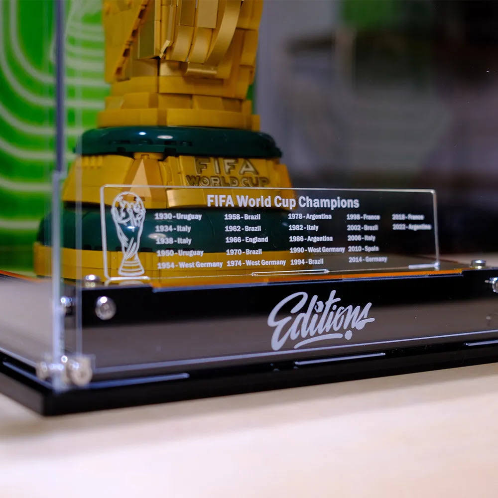 Acrylic Display Case for Lego® Fifa World Cup™ Official Trophy 43020 | Champions Edition