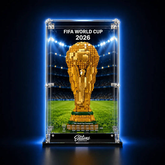 Acrylic Display Case for Lego® Fifa World Cup™ Official Trophy 43020 | Champions Edition