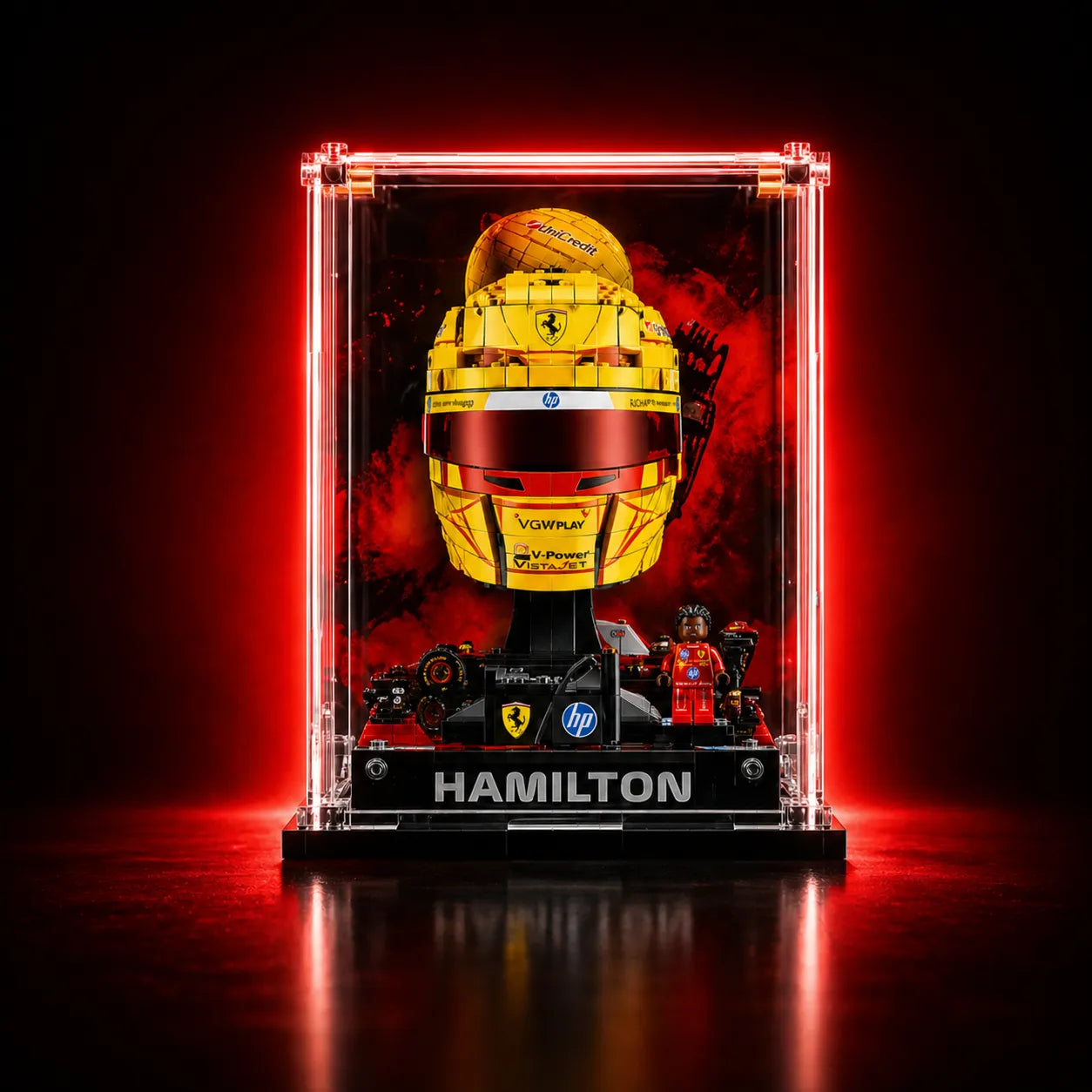 Acryl-Vitrine für LEGO® McLaren MP4/4 &amp; Ayrton Senna 10330 