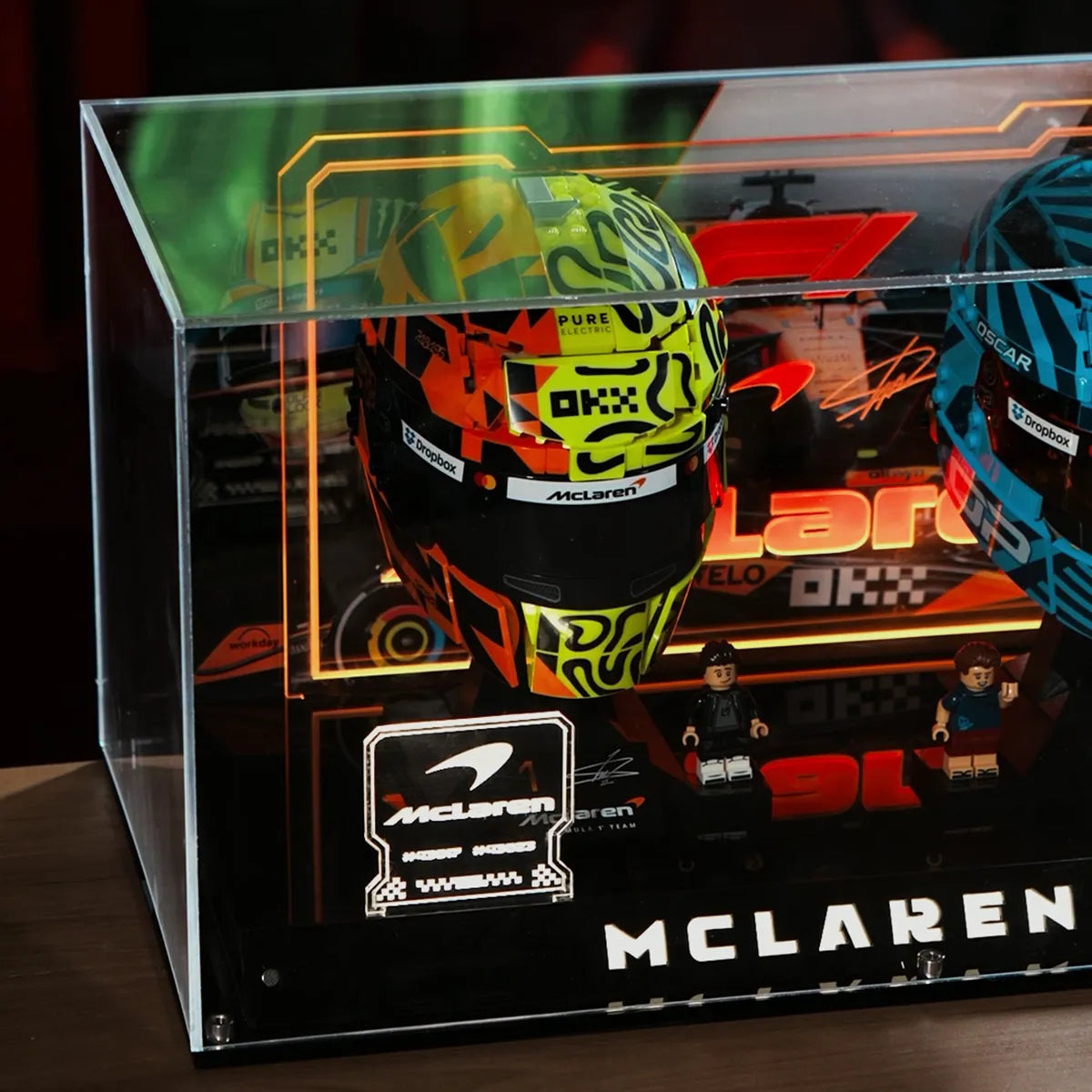 Acryl-Vitrine für LEGO® McLaren MP4/4 &amp; Ayrton Senna 10330 