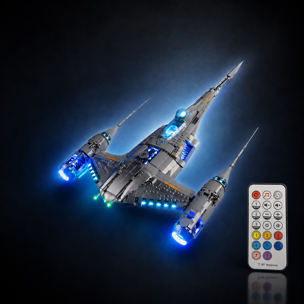 Premium-Wanddisplay kompatibel mit LEGO® Technic™ McLaren F1 42141 Stil D
