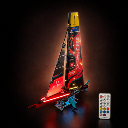Premium-Wanddisplay kompatibel mit LEGO® Technic™ McLaren F1 42141 Stil D