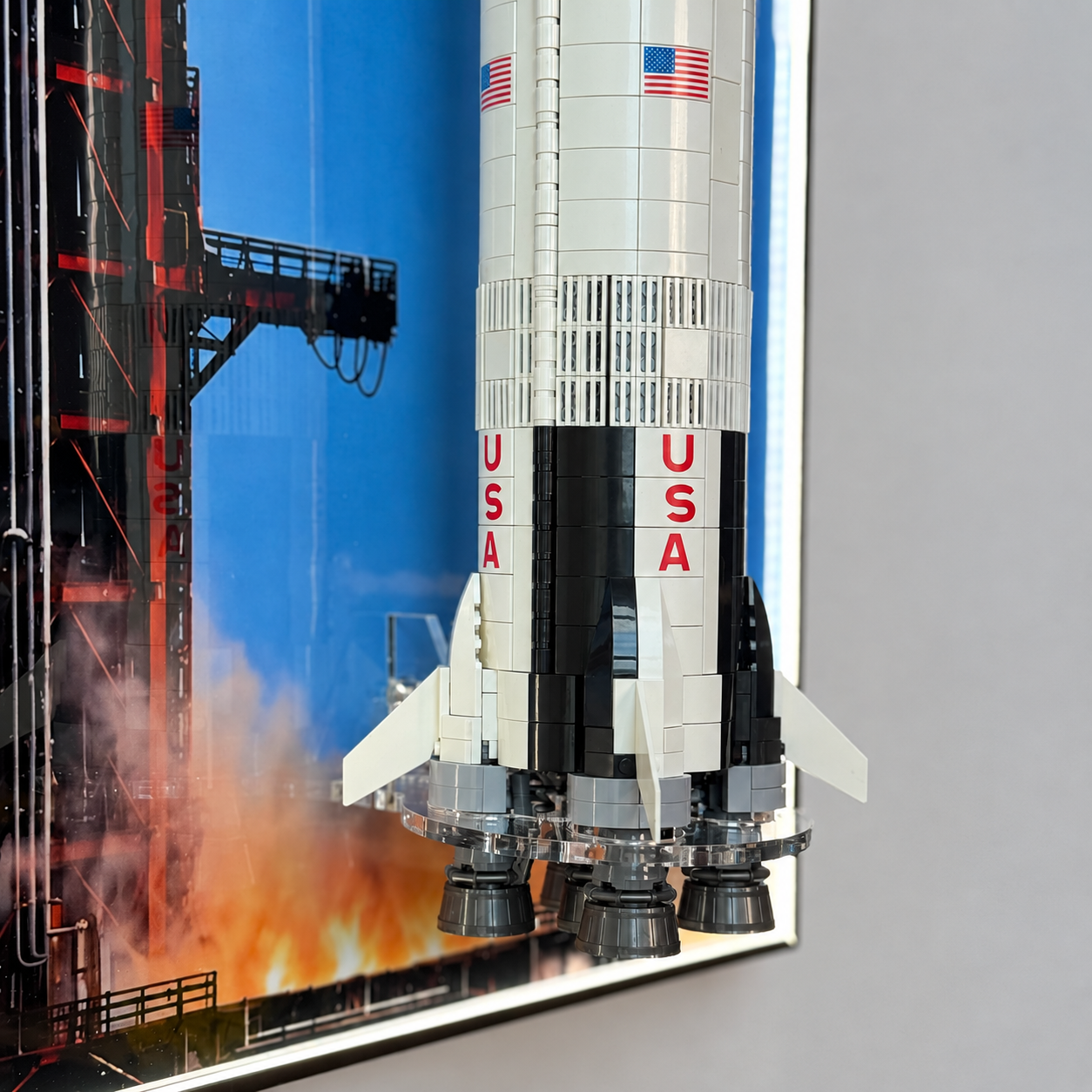 LED-Wanddisplayrahmen für Lego® Concorde Set (10318)