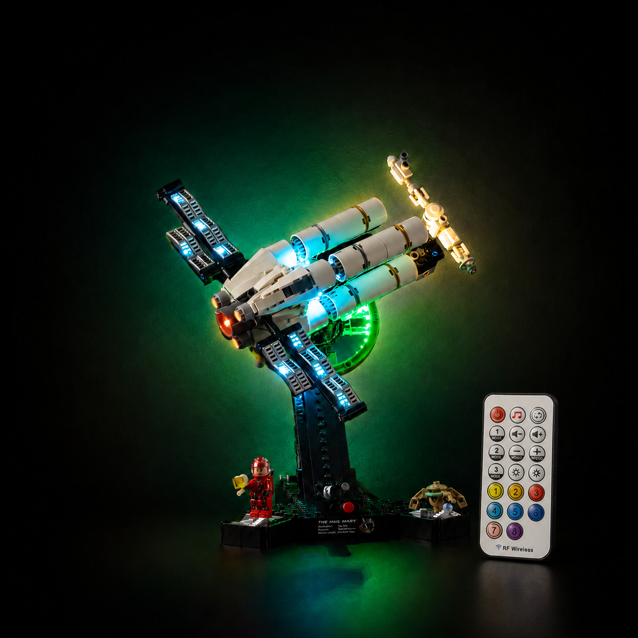 Premium-Wanddisplay kompatibel mit LEGO® Technic™ McLaren F1 42141 Stil D