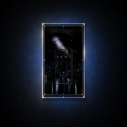 Wall-Mounted Display Case Compatible with LEGO® Batman Returns™ Batmobile™ Set 76355
