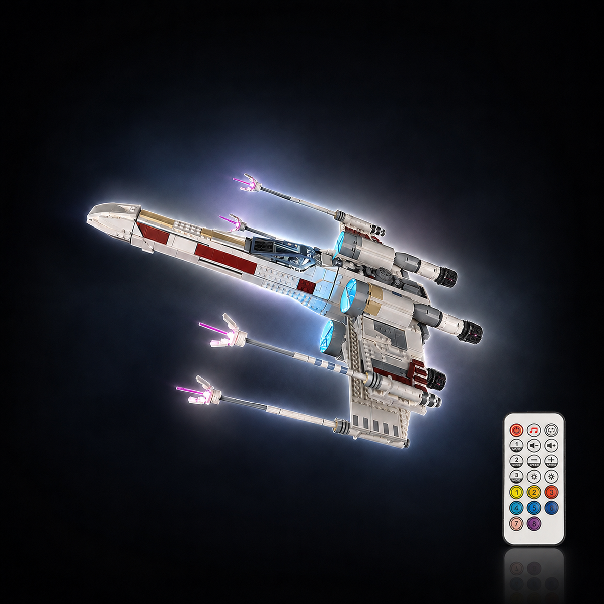 Light Kit Compatible with LEGO® X-Wing Starfighter™ Set 75355