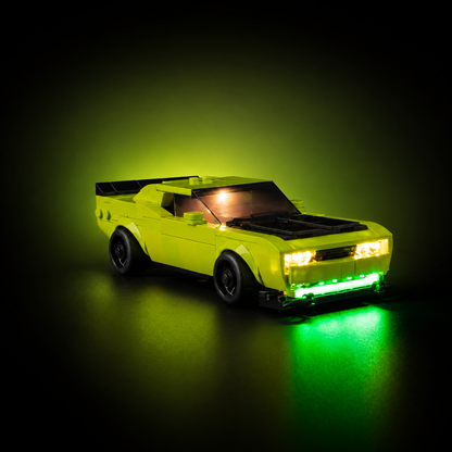 Premium-Wanddisplay kompatibel mit LEGO® Technic™ McLaren F1 42141 Stil D