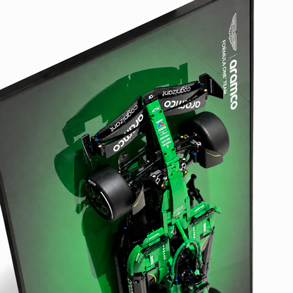 Premium-Wanddisplay kompatibel mit LEGO® Technic™ McLaren F1 42141 Stil D